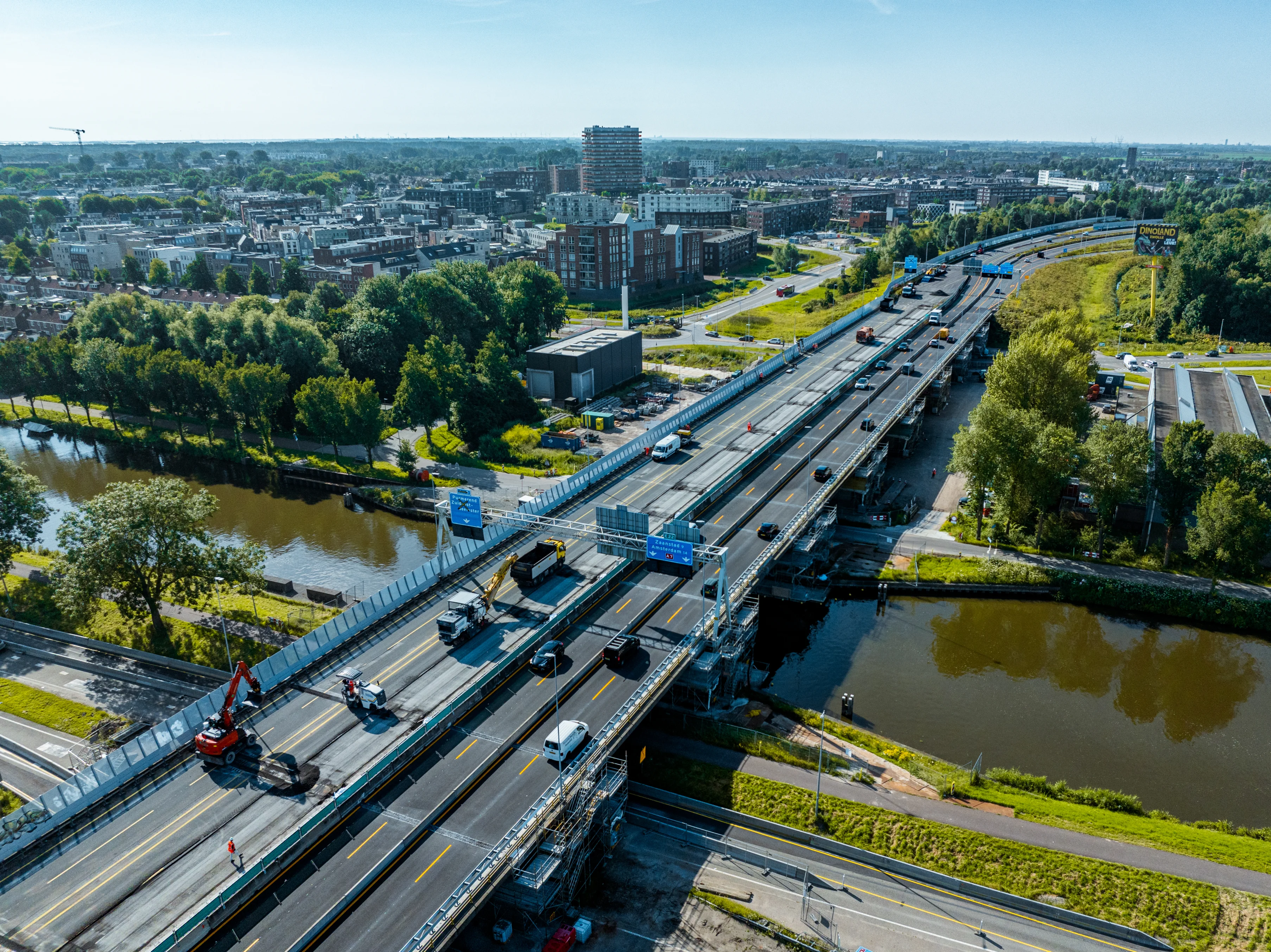 A7 brugrenovatie Neckerstraat Purmerend
